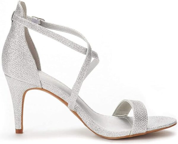 Women's Dolce Fashion Stilettos Open Toe Pump Heel Sandals - Image 3